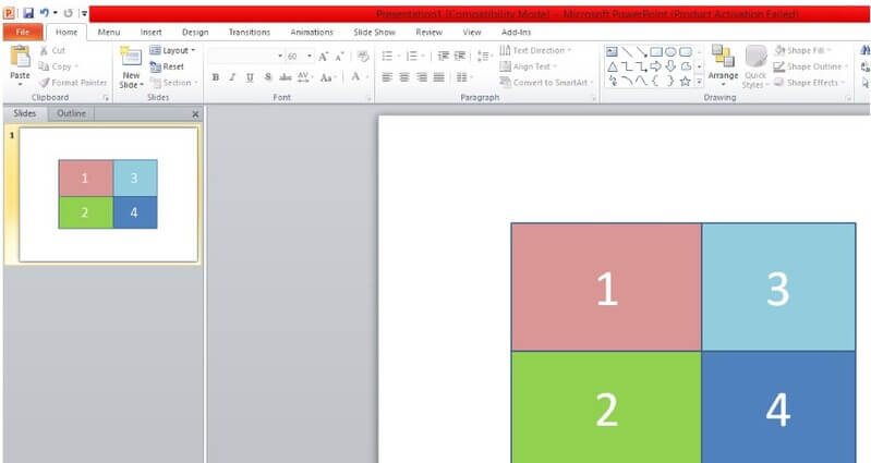 Cách tạo trò chơi đoán hình trên PowerPoint bước một 4
