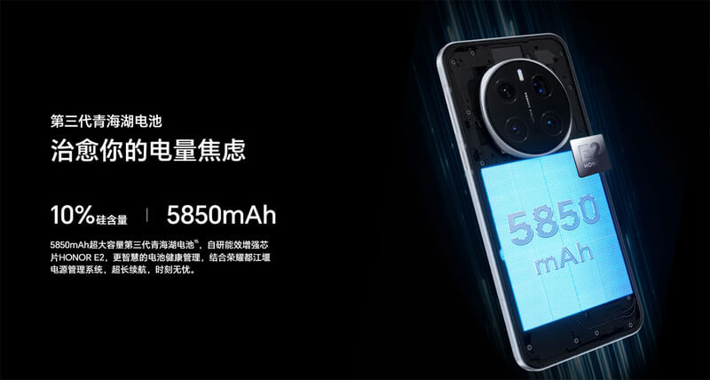 Honor Magic 7 Pro trang bị viên pin khủng
