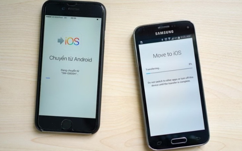 Các loại dữ liệu hỗ trợ di chuyển từ Android sang iPhone