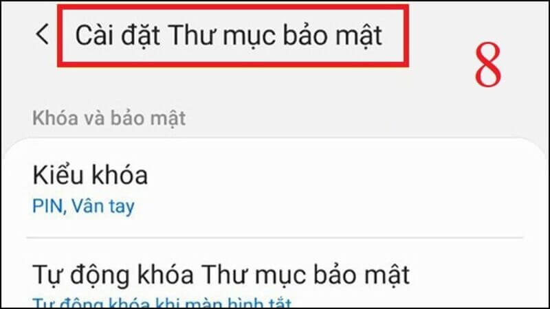 Cách khóa ứng dụng bằng vân tay 4