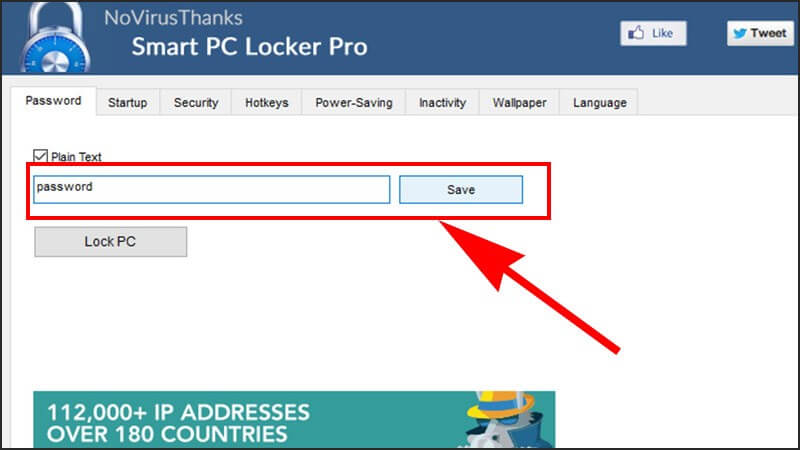 Khóa màn hình thông qua phần mềm Smart PC Locker Pro 2