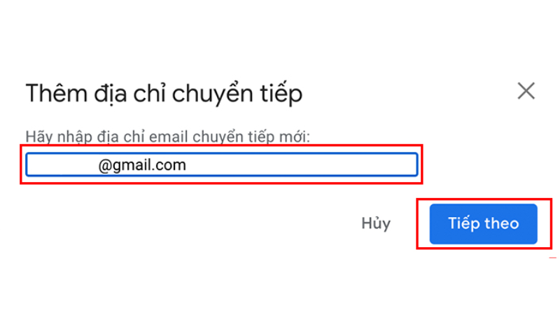 Cách bật tính năng tự động chuyển tiếp email