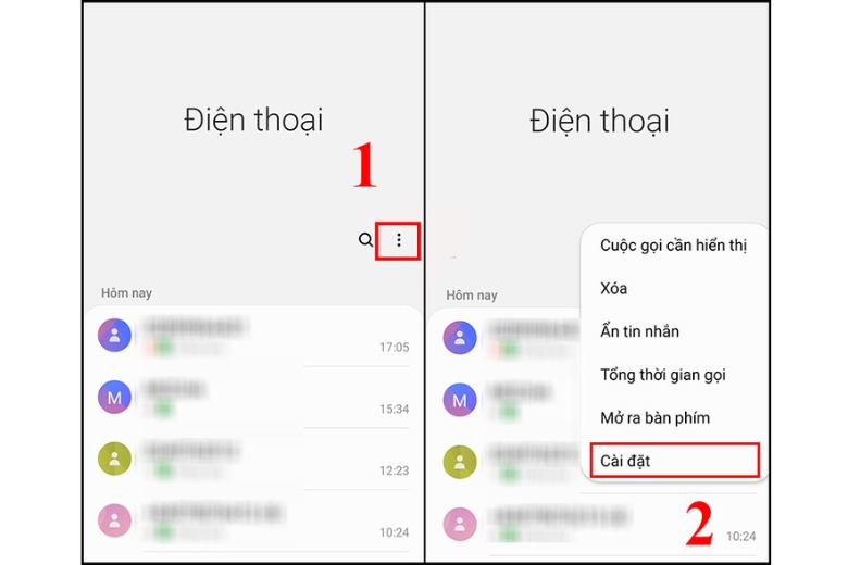 Bỏ chặn số điện thoại trên Android