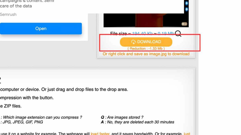 Chọn Dowload để lưu hình ảnh về