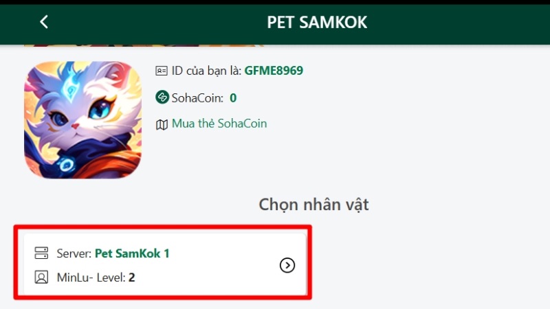 3 bước nhập code game Pet Samkok nhận quà liền tay