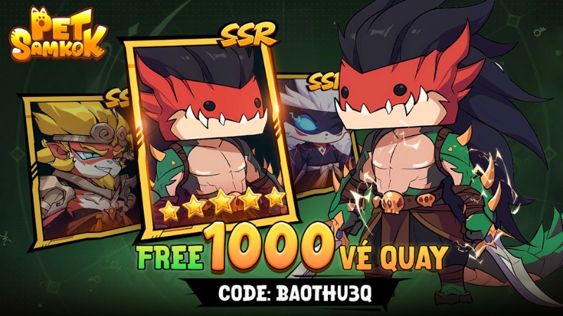 Cách sử dụng code game Petsamkok hiệu quả