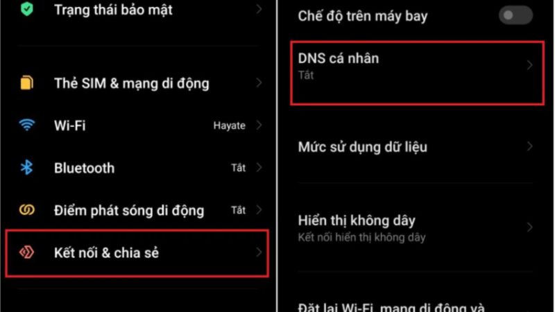 Sử dụng tính năng Private DNS trên điện thoại Samsung
