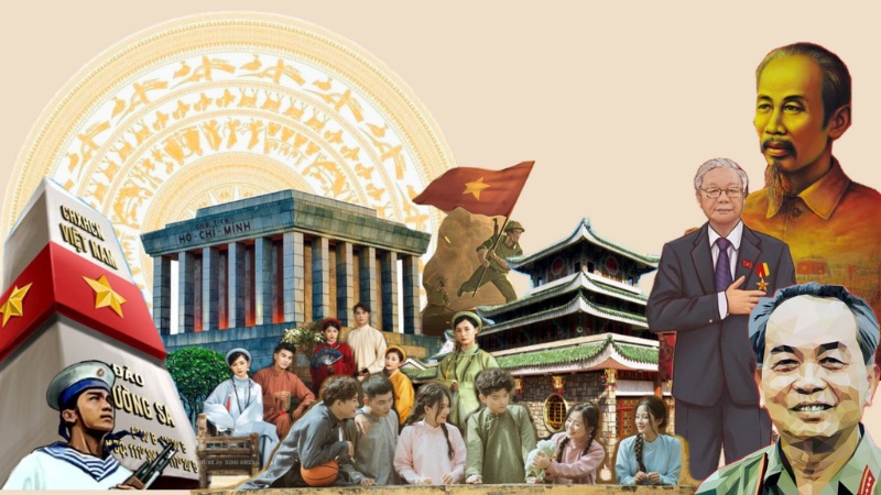Hình nền 2 tháng 9 gắn liền tinh thần đoàn kết dân tộc Việt Nam