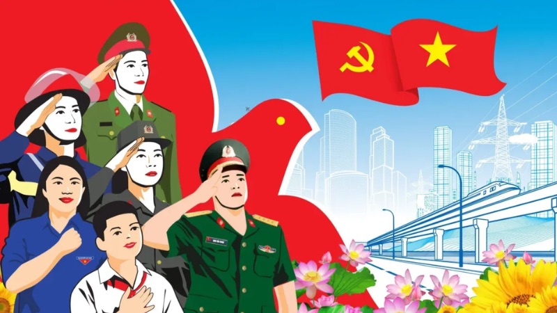 Hình nền 2 tháng 9 gắn liền tinh thần đoàn kết dân tộc Việt Nam