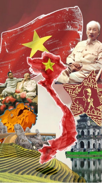 Hình nền 2/9/2025 mang phong cách tranh vẽ nghệ thuật