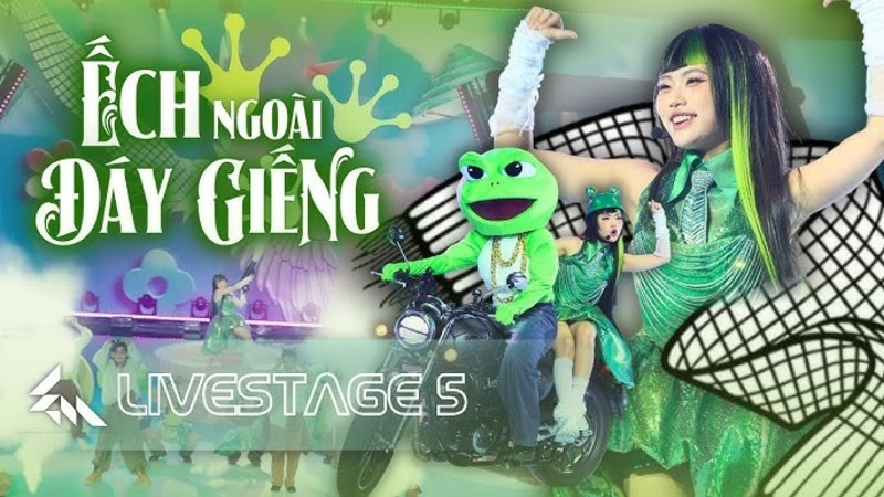 lời bài hát Ếch ngoài đáy giếng
