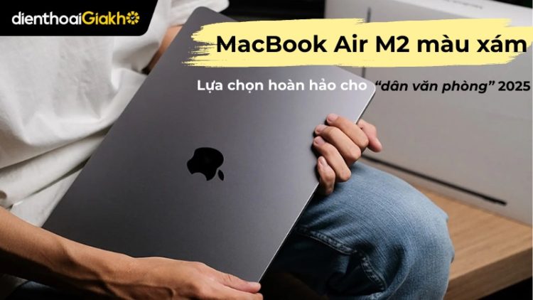 macbook air m2 màu xám