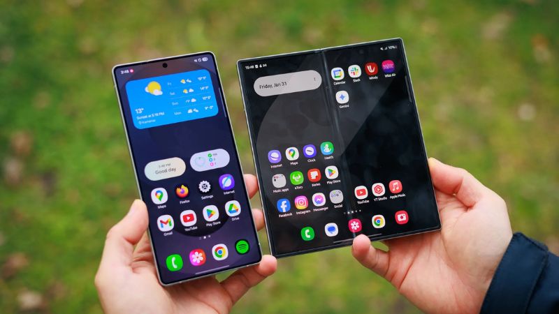 Pin và tốc độ sạc Samsung Galaxy Fold 7 vs S25 Ultra