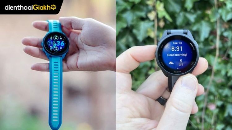 so sánh Garmin Forerunner 165 vs 165 Music