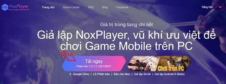 Tải liên quân Mobile trên máy tính PC bằng Noxplayer 1