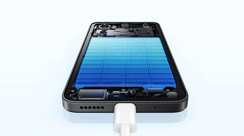 Sản phẩm Redmi 13x có thời lượng pin ấn tượng