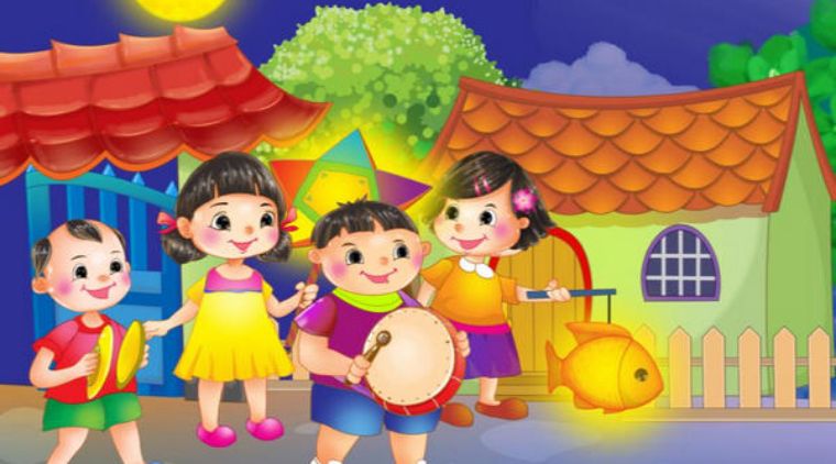 hình nền Powerpoint trung thu