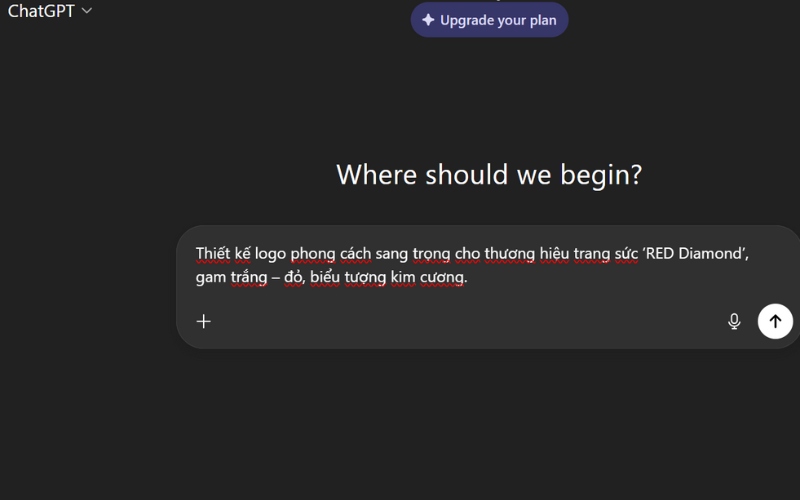 Hướng dẫn chi tiết tạo Logo AI bằng Prompt ngay trên ChatGPT