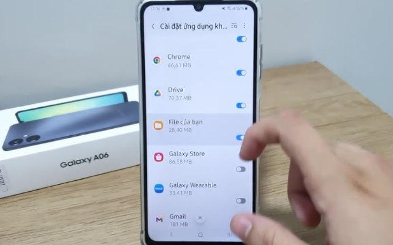 So sánh phần mềm giữa Samsung Galaxy A06 vs Oppo A5i