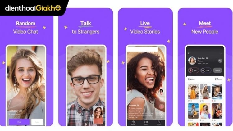 app chat với người lạ