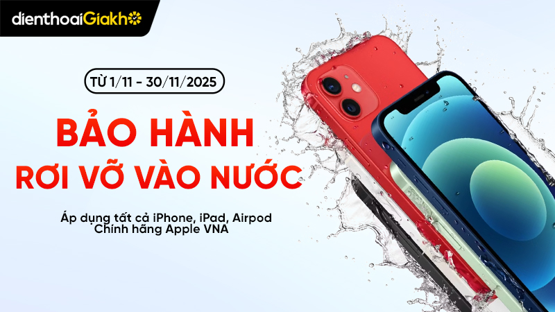 gói bảo hành rơi vỡ vào nước