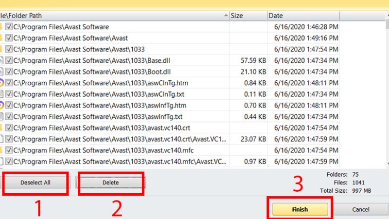 Cách xóa Avast Free Antivirus trên Win 10