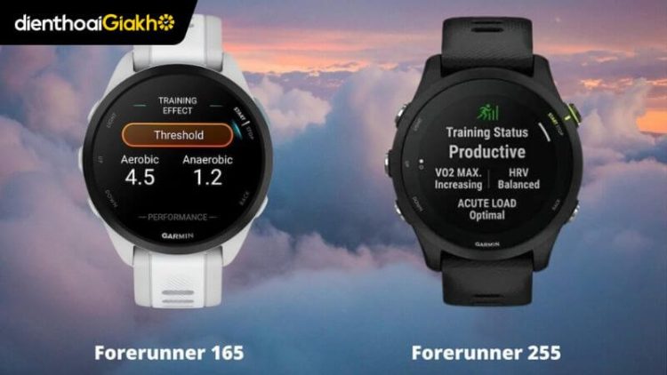 So sánh chi tiết Garmin 165 vs 255