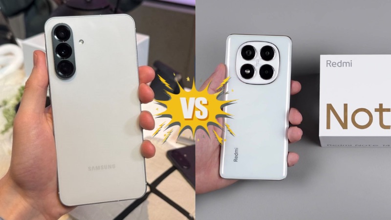 So sánh giá bán Galaxy A56 vs Redmi Note 14 Pro 5G