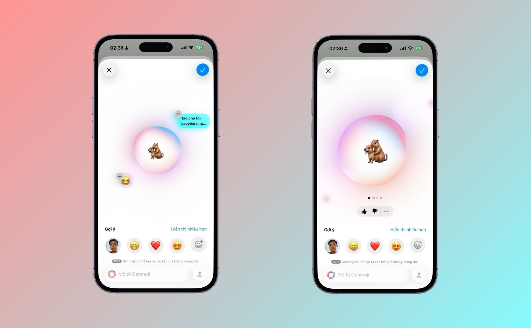 Genmoji: Tự tạo emoji từ mô tả của bạn