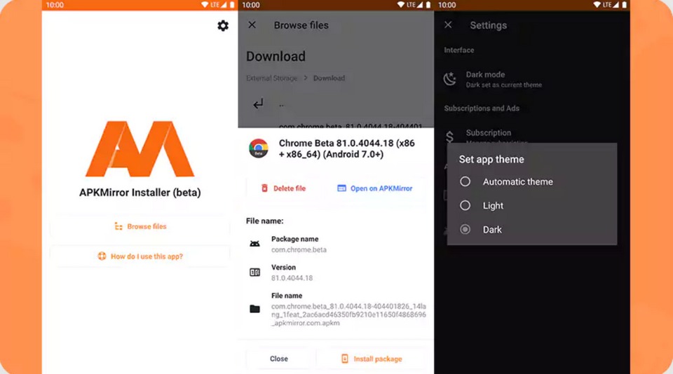 Tải đúng phiên bản APK phù hợp với kiến trúc CPU