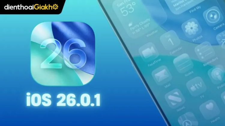 ra mắt iOS 26.0.1