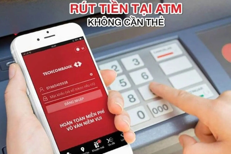 Rút tiền bằng mật khẩu trên ứng dụng Mobile Banking