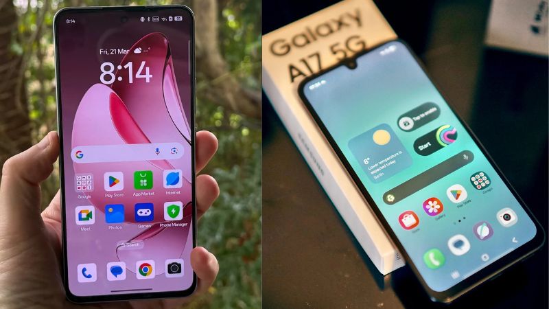 Samsung Galaxy A17 vs OPPO Reno 13 F
