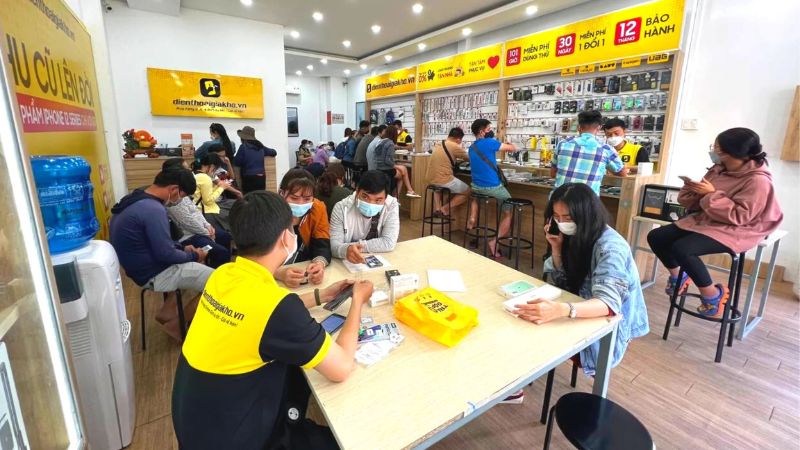 Quy trình thu cũ đổi mới tại Điện Thoại Giá Kho