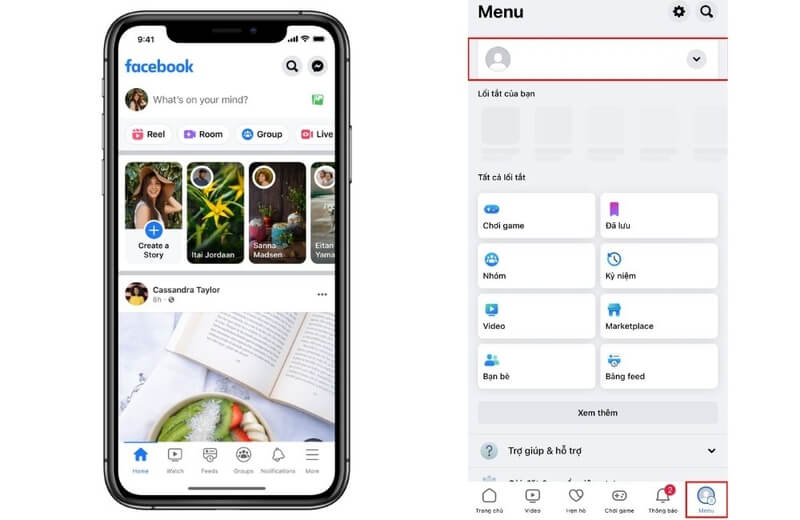 Xem danh sách chặn Facebook trên điện thoại 1