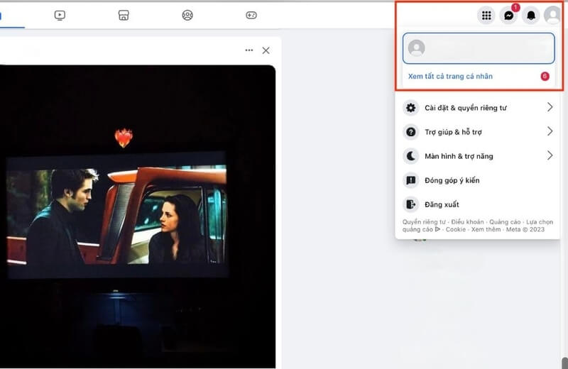 Xem danh sách chặn Facebook trên máy tính 2
