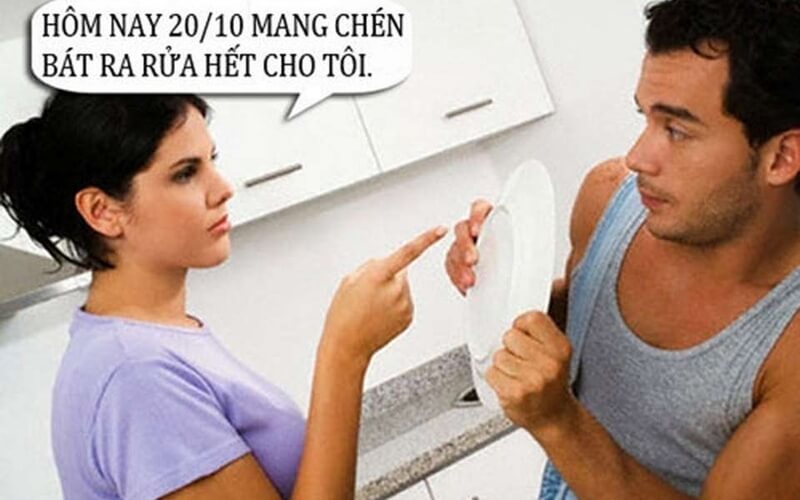 Hình ảnh đòi quà 20/11 siêu bá đạo