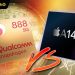 a14 bionic vs snapdragon 888
