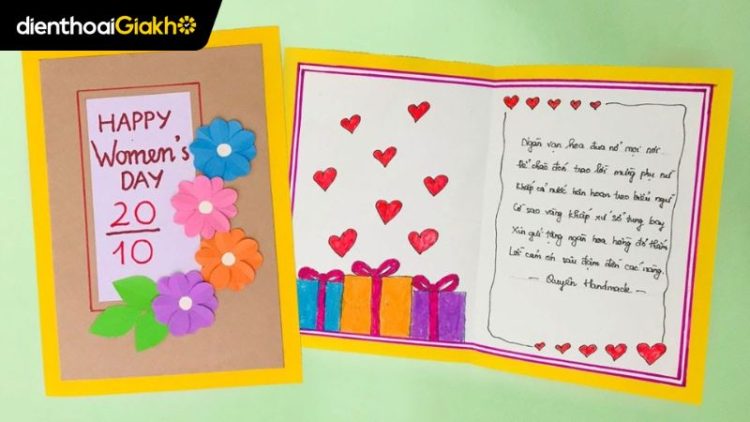 Cách làm thiệp 20/10