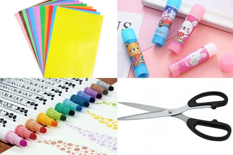 Những vật liệu cần chuẩn bị trước khi làm thiệp