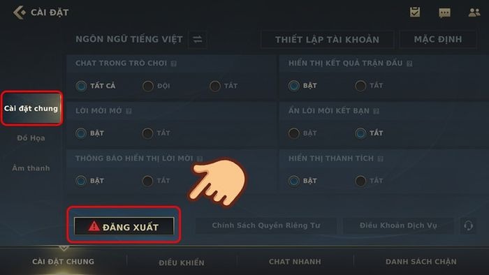 Cách xóa dữ liệu game có tài khoản riêng (Ví dụ: Liên Quân, Genshin, Free Fire)