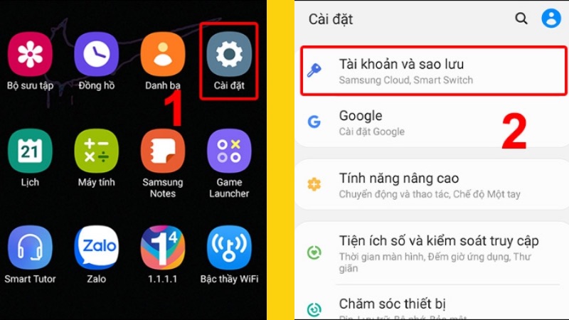 Cách xoá tài khoản Google trên điện thoại Android