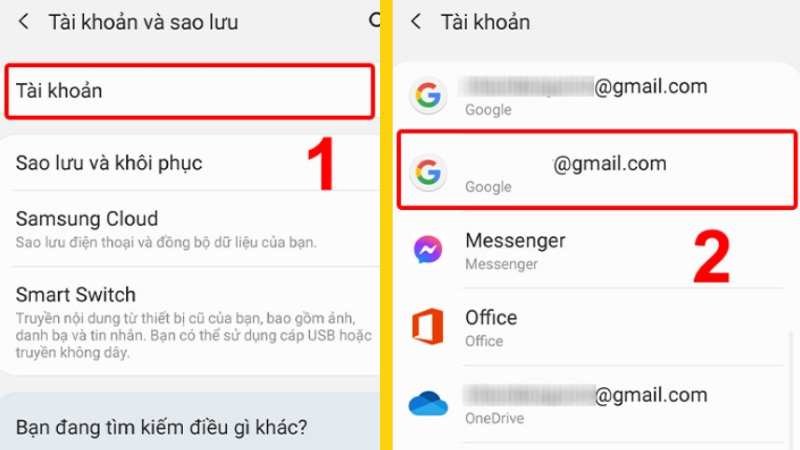 Cách xoá tài khoản Google trên điện thoại Android