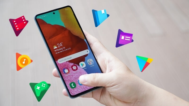 Google Play cung cấp hàng loạt tiện ích phục vụ giải trí, công việc...