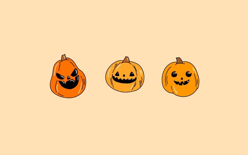 Hình ảnh Halloween cute chủ đề bí ngô
