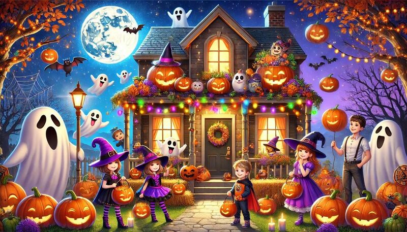 Hình ảnh Halloween kinh dị, nghệ thuật
