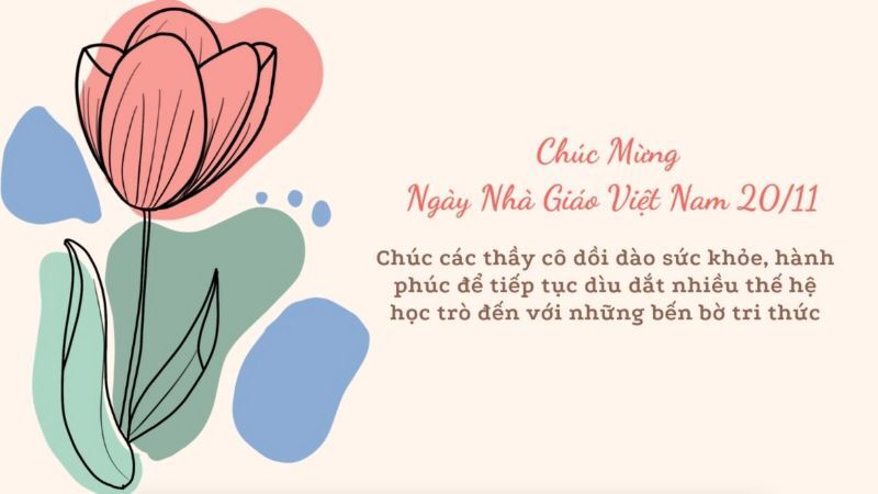 Hình ảnh 20/11 kèm lời chúc ý nghĩa