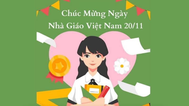 Hình ảnh 20/11 đẹp nhất chúc mừng Ngày Nhà giáo Việt Nam