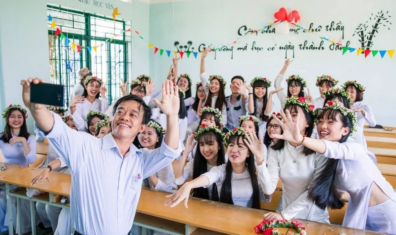 Hình ảnh 20/11 đẹp về thầy cô giáo