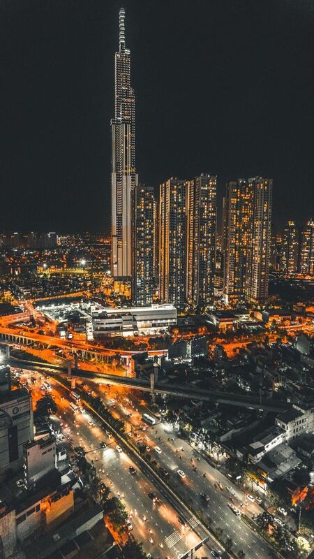 Sài Gòn về đêm lung linh sắc màu